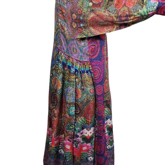 Almirah Junaid Jamshed Pakistani Viscose Chiffon Ready-Made Shalwar Kameez Suit - Picture 7 of 16